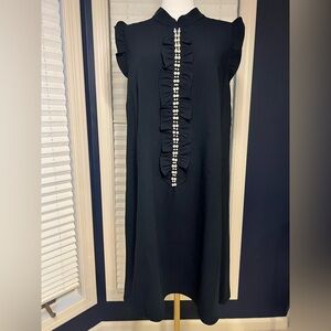 Lily Pulitzer Dress with Ruffle and Pearl Detail